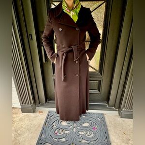 Burberry London Wool/Cashmere Trench